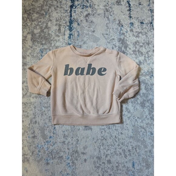 Little Co 24 months Babe Sweatshirt Fall Winter Neutral - Picture 1 of 3